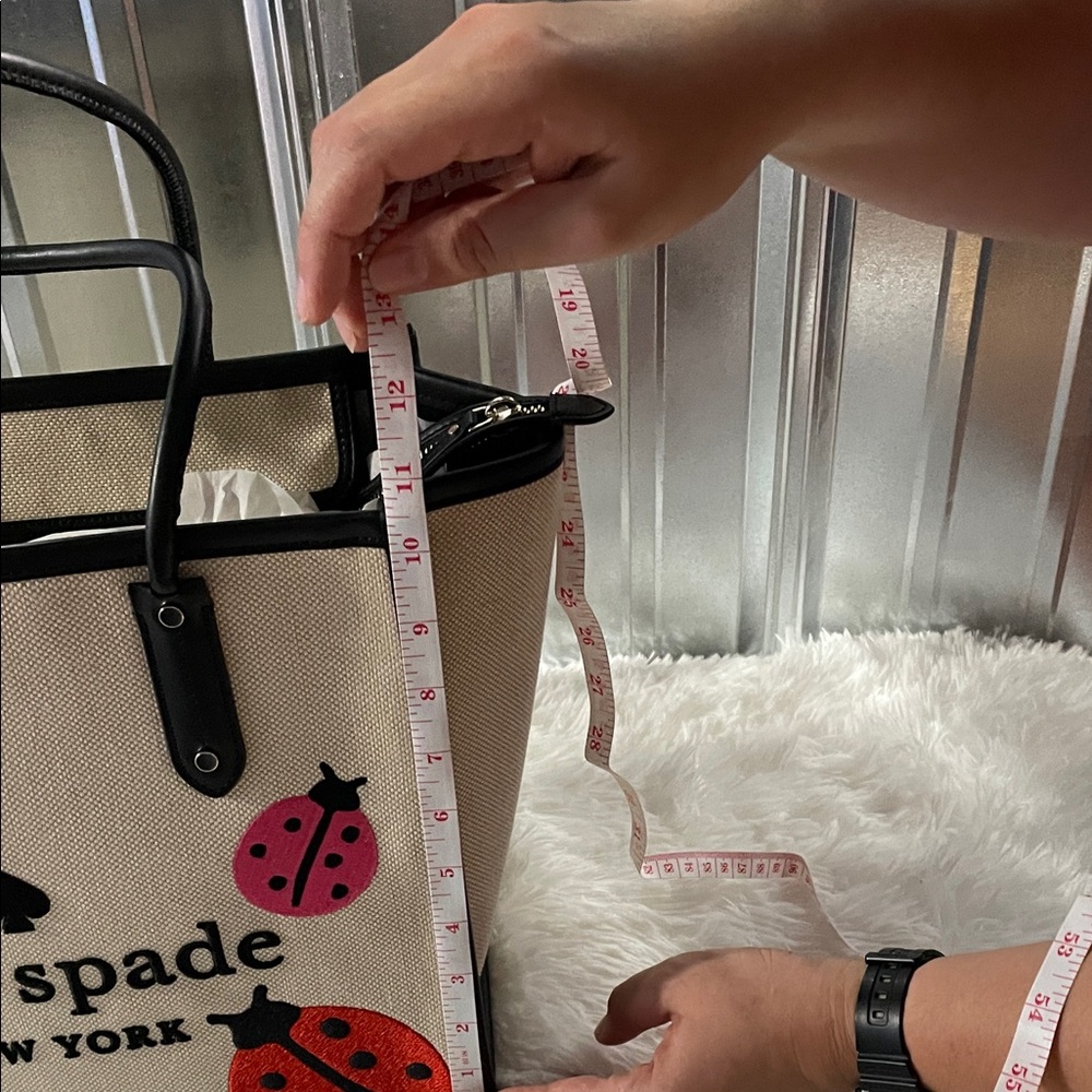Kate Spade Black and Cream Tote Bag with wallet - Picture 2 of 8